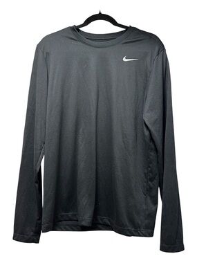 The Nike Tee Black Long Sleeve Dri-Fit Top